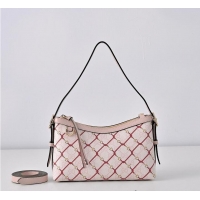 Best Price Gucci Printed GG Small Shoulder Bag 815119 Pink/Red 2026