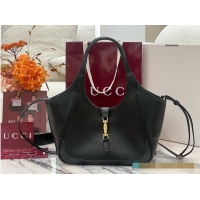 Modern Classic Gucci Mercato Small Tote Bag In Leather 211132 Black 2026