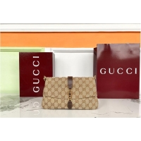 Discount Gucci Aperitivo Medium Shoulder Bag In GG Canvas 895203 Beige/Dark Brown 2026