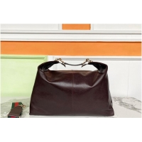 Shop Cheap Gucci Brera Large Crossbody Bag In Leather 866736 Dark Brown 2026