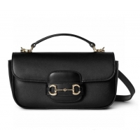 Cheap Price Gucci Horsebit 1955 Soft Small Top Handle Bag 815179 Black 2026
