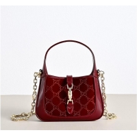 Classic Best Gucci Jackie 1961 Crystals Mini Bag In Rosso 810232 Ancora Red 2026