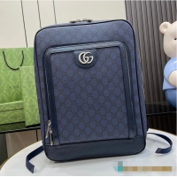 Original Cheap Gucci GG Ophidia Medium Backpack 815724 Dark Blue 2026