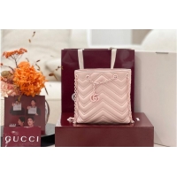 Good Product Gucci GG Marmont Nano Bucket Bag in Leather 828711 Pink 2026