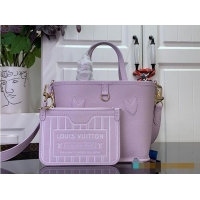 Promotional Louis Vuitton Neverfull Bandouliere Inside Out BB Monogram M14995 Misty Lilac