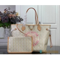 Luxury Cheap Louis Vuitton Neverfull MM LV Stamp Banana M28378 2026