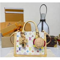 Best Design Louis Vuitton LV x TM Onthego PM M27580 Multicolor/White 2026