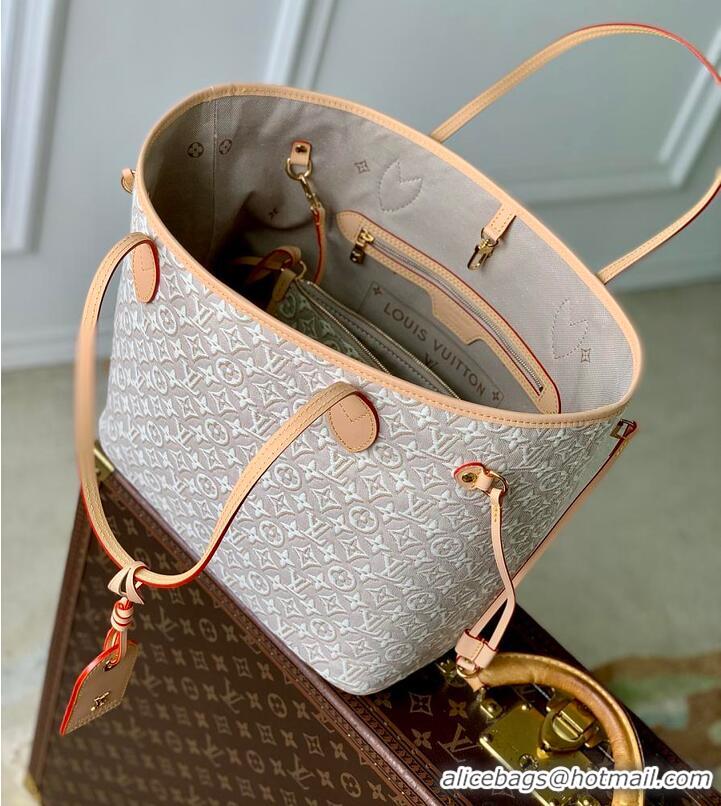 ​New Fashion Louis Vuitton Monogram Emblème Peuplier Jacquard Textile Neverfull MM M2A381 2026