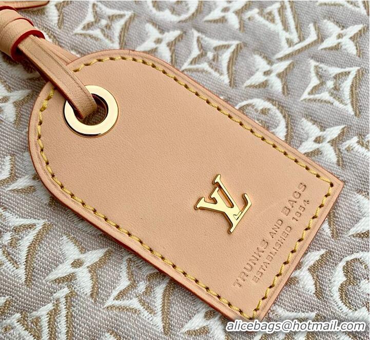 ​New Fashion Louis Vuitton Monogram Emblème Peuplier Jacquard Textile Neverfull MM M2A381 2026