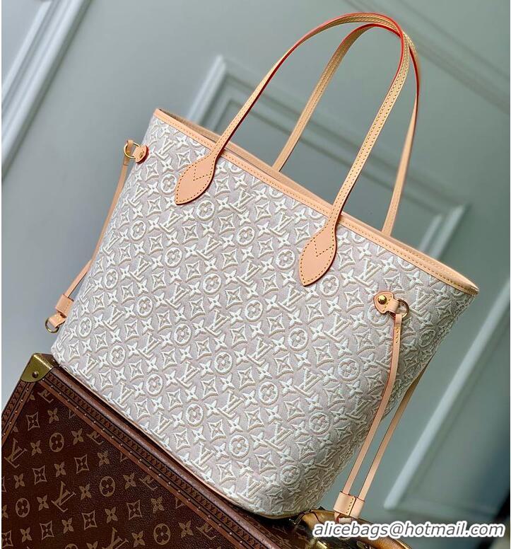 ​New Fashion Louis Vuitton Monogram Emblème Peuplier Jacquard Textile Neverfull MM M2A381 2026