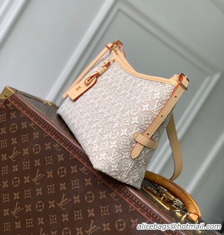 Top Grade Louis Vuitton Monogram Emblème Peuplier Jacquard textile Carryall East-West M2A136 2026