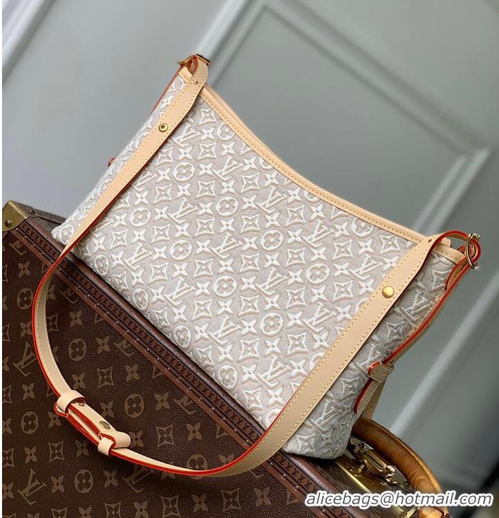 Top Grade Louis Vuitton Monogram Emblème Peuplier Jacquard textile Carryall East-West M2A136 2026