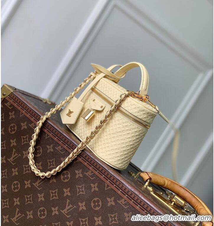 New Cheap Louis Vuitton Vanity Chain Pouch In Calfskin Leather M29051 Banana 2026