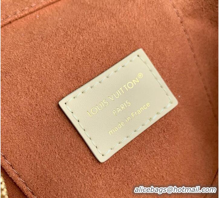 New Cheap Louis Vuitton Vanity Chain Pouch In Calfskin Leather M29051 Banana 2026