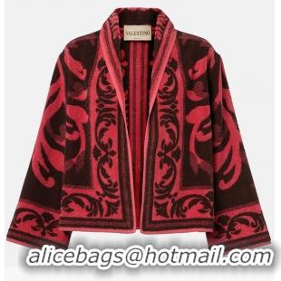 Good Product Valentino Cotton Terry Jacquard Jacket V5699