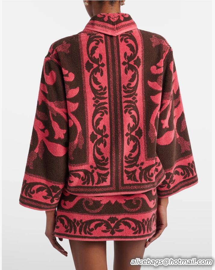 Good Product Valentino Cotton Terry Jacquard Jacket V5699