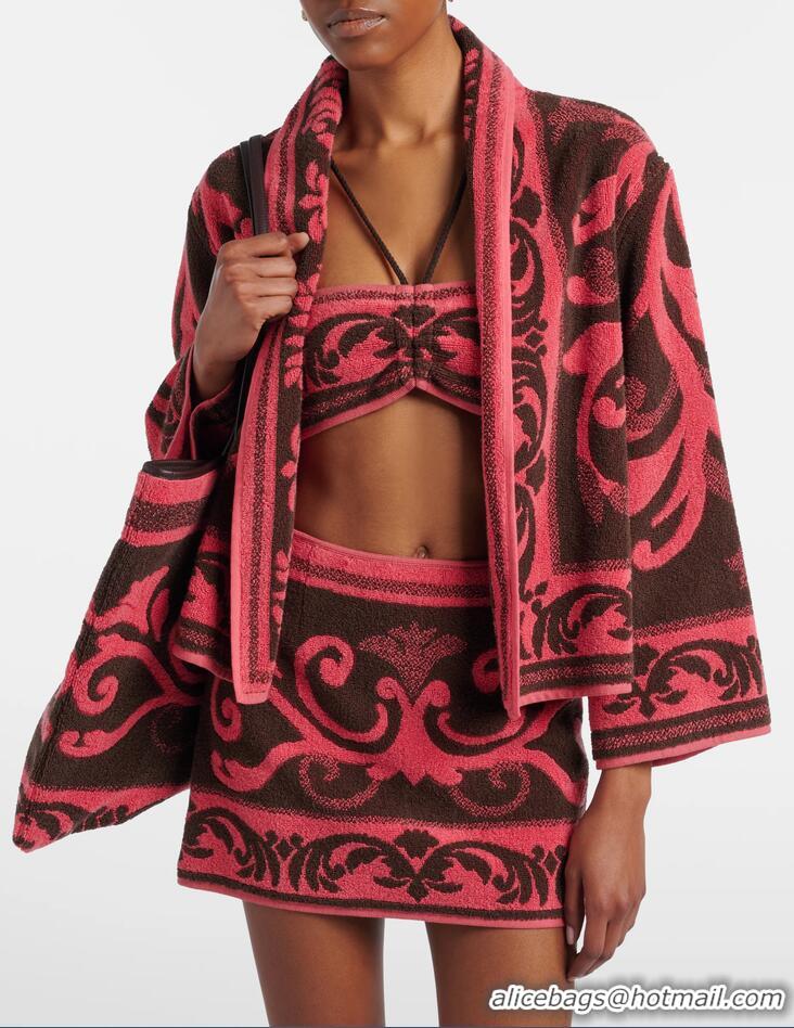 Good Product Valentino Cotton Terry Jacquard Jacket V5699