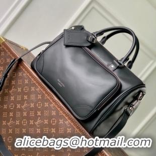 Best Product Louis Vuitton Keepall Cargo Bandouliere 35 Soft Cowhide handbag multi-color (no box) M28100 Black