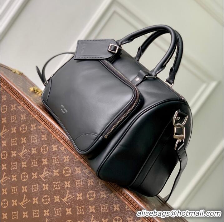 Best Product Louis Vuitton Keepall Cargo Bandouliere 35 Soft Cowhide handbag multi-color (no box) M28100 Black