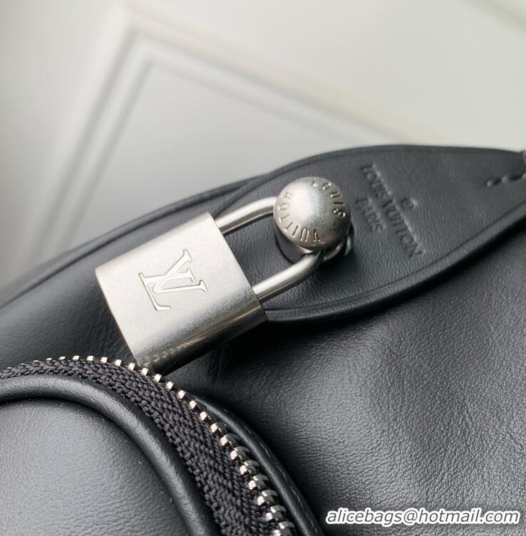 Best Product Louis Vuitton Keepall Cargo Bandouliere 35 Soft Cowhide handbag multi-color (no box) M28100 Black