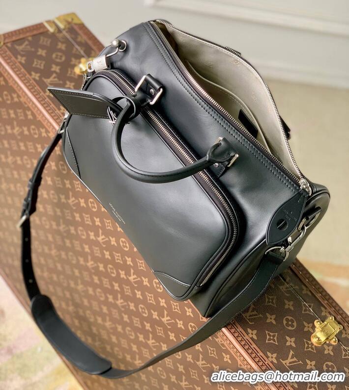 Best Product Louis Vuitton Keepall Cargo Bandouliere 35 Soft Cowhide handbag multi-color (no box) M28100 Black