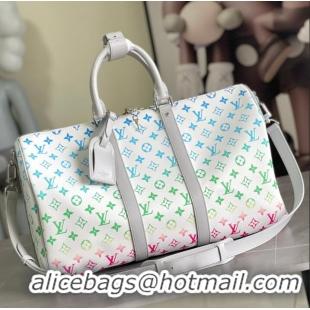 Reasonable Price Louis Vuitton Monogram Keepall Bandouliere Key Travel Bag M13915