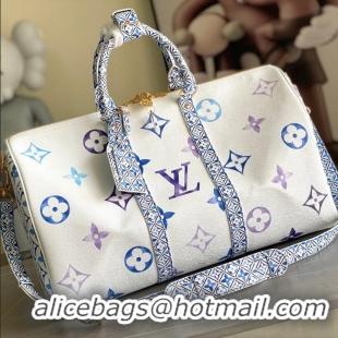 Top Grade Louis Vuitton Monogram Keepall Bandouliere 45 Travel Bag M10254 Multicolor 2026