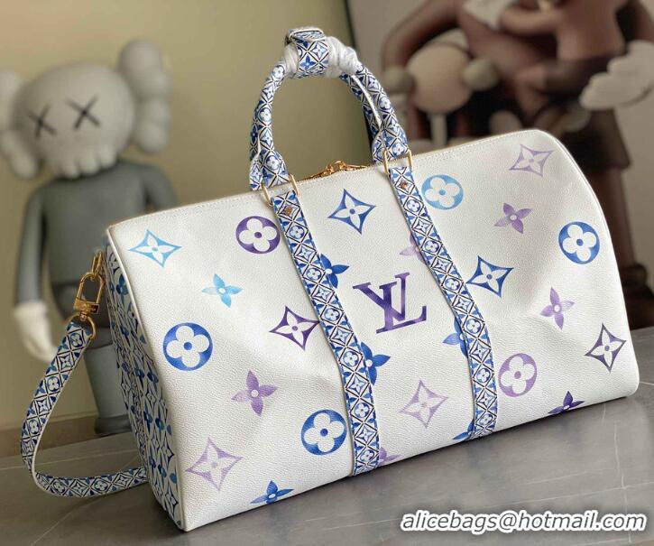 Top Grade Louis Vuitton Monogram Keepall Bandouliere 45 Travel Bag M10254 Multicolor 2026