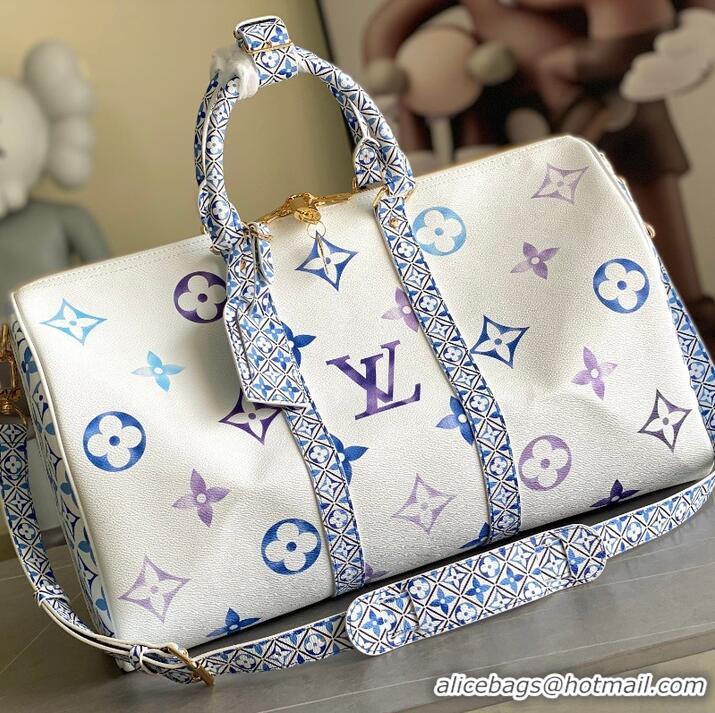 Top Grade Louis Vuitton Monogram Keepall Bandouliere 45 Travel Bag M10254 Multicolor 2026