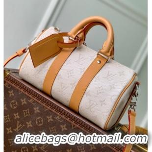 Famous Brand Louis Vuitton Keepall Bandouliere 25 Coated Canvas Handbag M27161