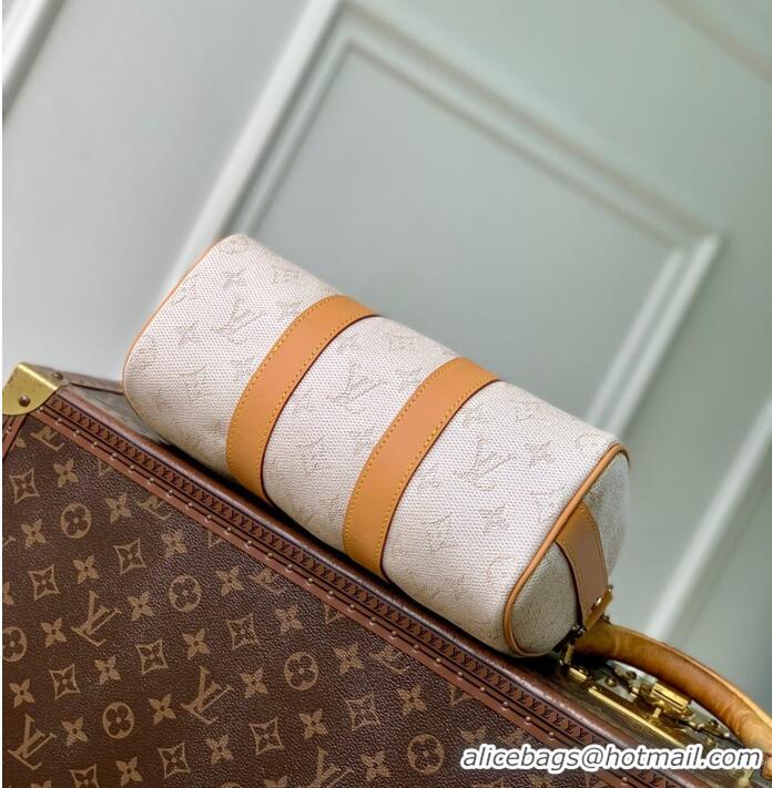 Famous Brand Louis Vuitton Keepall Bandouliere 25 Coated Canvas Handbag M27161