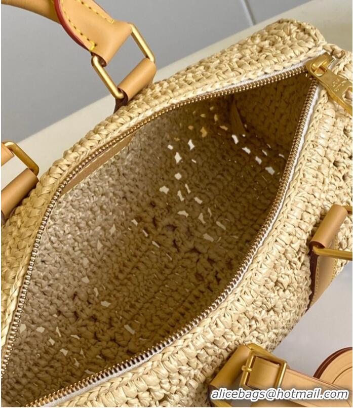 Luxury Cheap Louis Vuitton Raffia Keepall Bandouliere 25 Handbag M25010