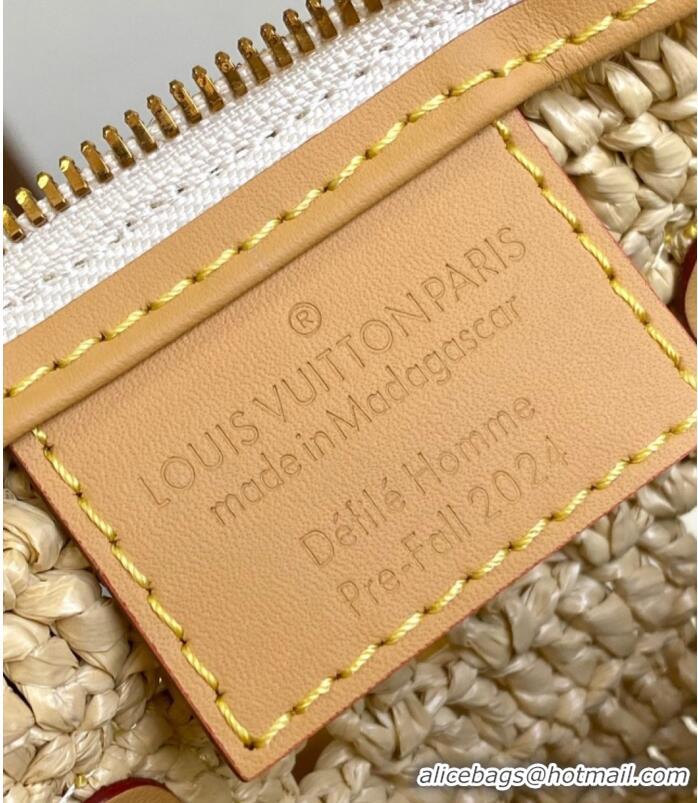 Luxury Cheap Louis Vuitton Raffia Keepall Bandouliere 25 Handbag M25010