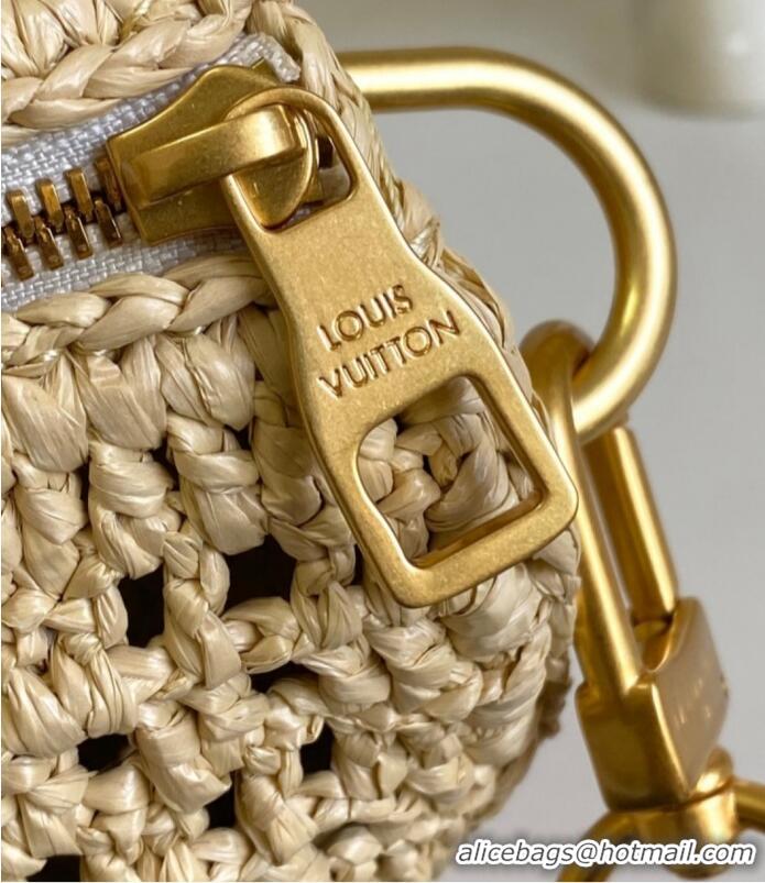 Luxury Cheap Louis Vuitton Raffia Keepall Bandouliere 25 Handbag M25010