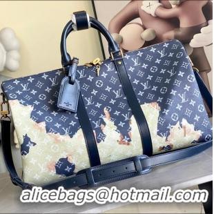 New Design Louis Vuitton KEEPALL Bandouliere 50 Travel Bag 50cm M23773