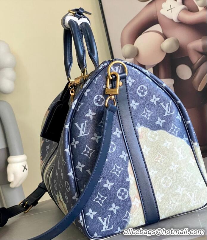 New Design Louis Vuitton KEEPALL Bandouliere 50 Travel Bag 50cm M23773