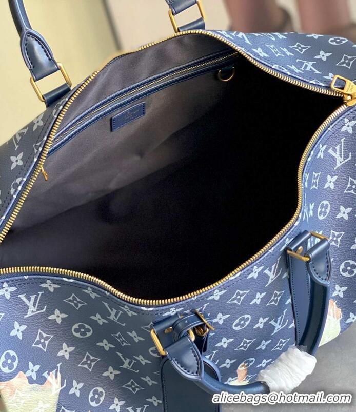 New Design Louis Vuitton KEEPALL Bandouliere 50 Travel Bag 50cm M23773