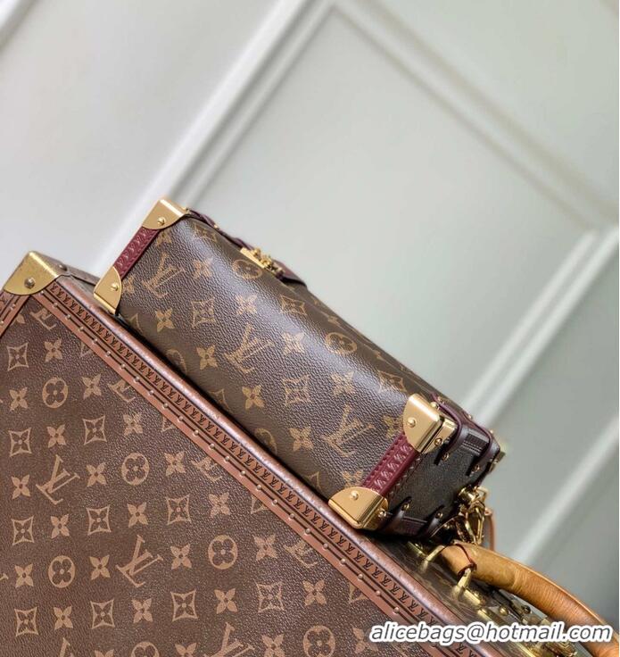 Most Popular Louis Vuitton Monogram Ebene Canvas Getaway Side Trunk Handbag M28569