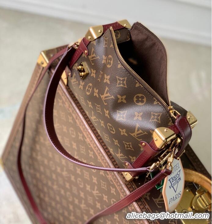 Most Popular Louis Vuitton Monogram Ebene Canvas Getaway Side Trunk Handbag M28569