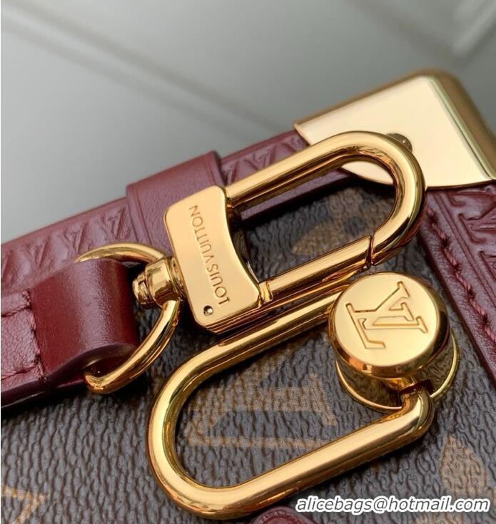Most Popular Louis Vuitton Monogram Ebene Canvas Getaway Side Trunk Handbag M28569
