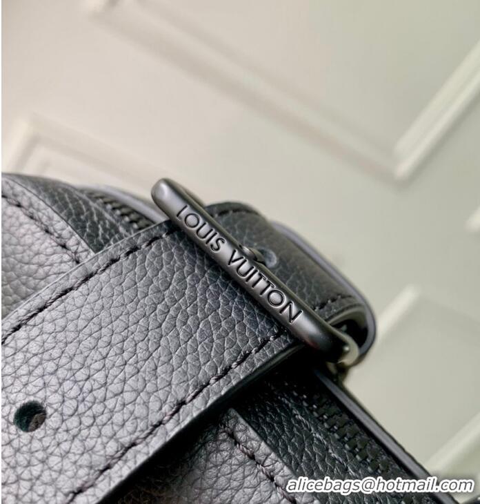 Top Grade Louis Vuitton Gate First Layer Leather Briefcase Bag M15258 Black