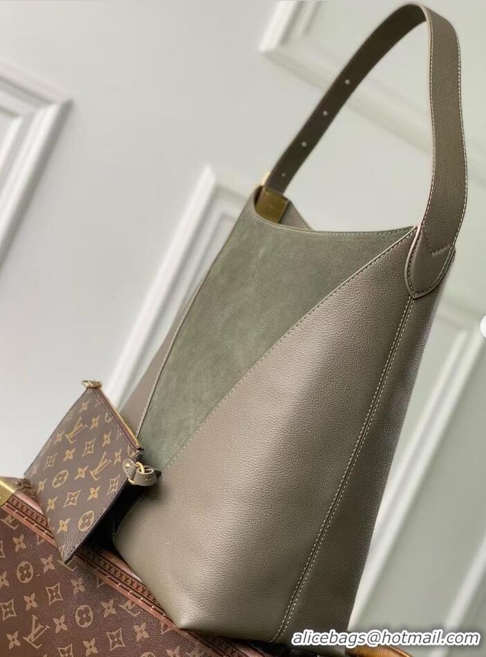 Trendy Design Louis Vuitton Flight Mode Hobo Handbag multi-color M29156 Dark Green