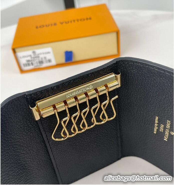 Top Quality Louis Vuitton Monogram Empreinte Metal Lock Key Holder M64421 Black