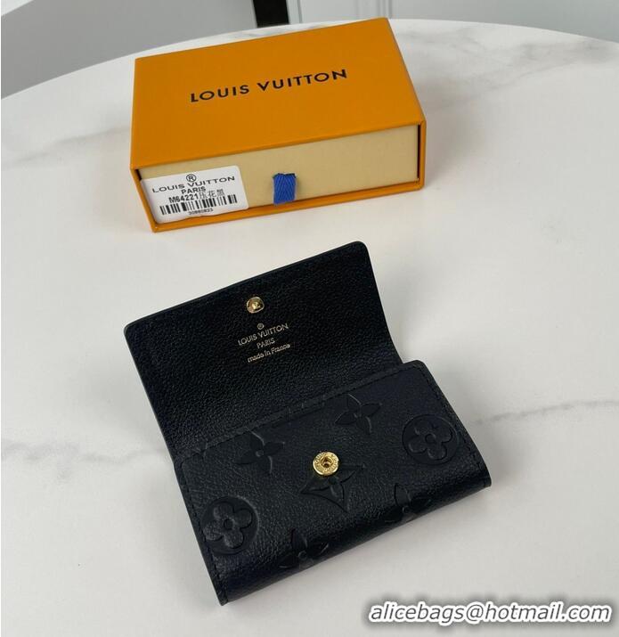 Top Quality Louis Vuitton Monogram Empreinte Metal Lock Key Holder M64421 Black