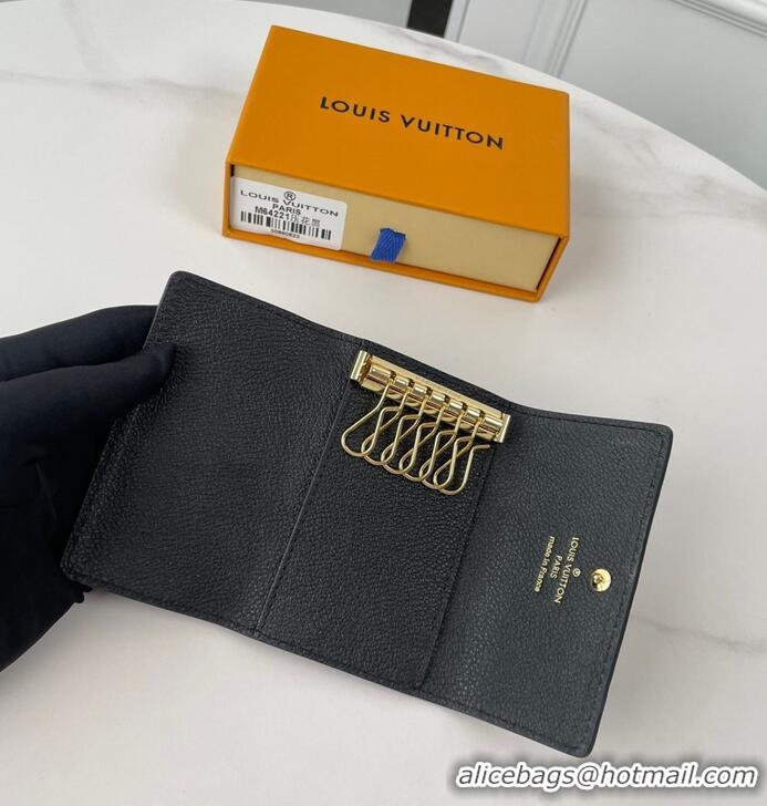 Top Quality Louis Vuitton Monogram Empreinte Metal Lock Key Holder M64421 Black