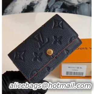 Promotional Louis Vuitton Monogram Empreinte Metal Lock Key Holder M64421 Black/Red