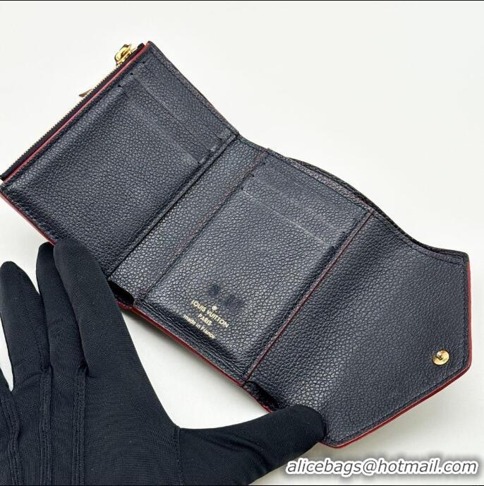 Promotional Louis Vuitton Monogram Empreinte Metal Lock Key Holder M64421 Black/Red
