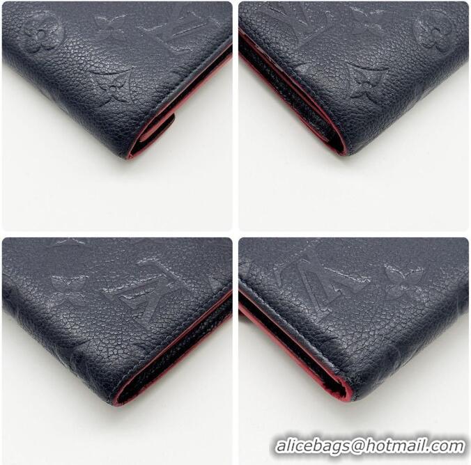 Promotional Louis Vuitton Monogram Empreinte Metal Lock Key Holder M64421 Black/Red