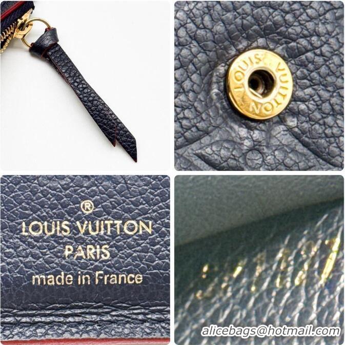 Promotional Louis Vuitton Monogram Empreinte Metal Lock Key Holder M64421 Black/Red