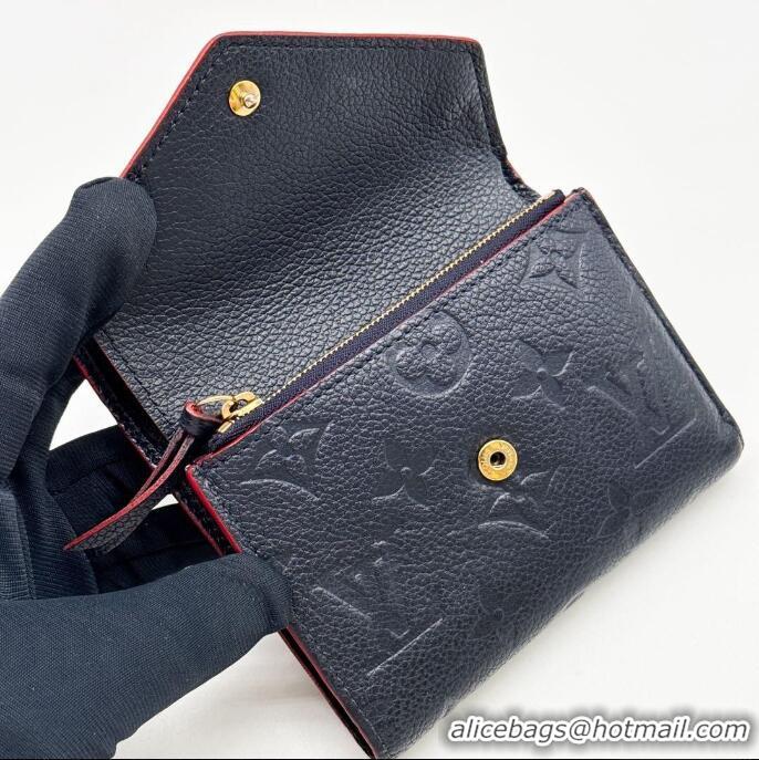 Promotional Louis Vuitton Monogram Empreinte Metal Lock Key Holder M64421 Black/Red